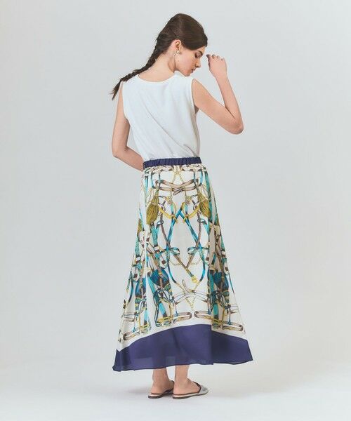 GRACE CONTINENTAL / グレースコンチネンタル ミニ・ひざ丈スカート | マリンスカーフロングスカート | 詳細4
