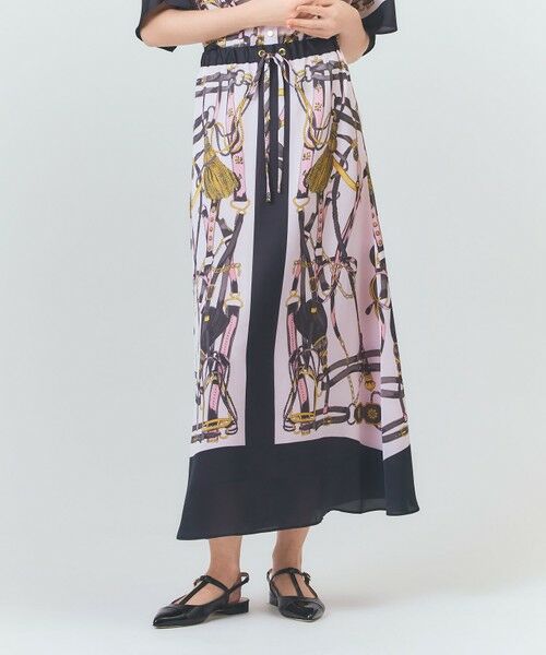 GRACE CONTINENTAL / グレースコンチネンタル ミニ・ひざ丈スカート | マリンスカーフロングスカート | 詳細7