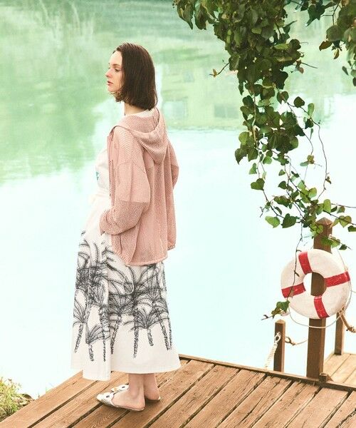 GRACE CONTINENTAL / グレースコンチネンタル ミニ・ひざ丈スカート | プラージュプリントタックスカート | 詳細10