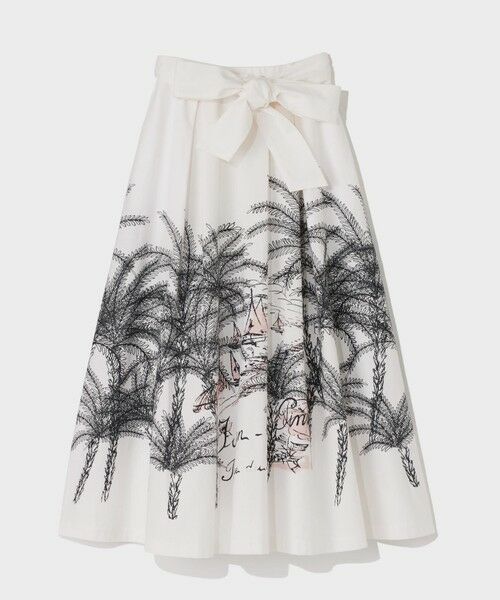 GRACE CONTINENTAL / グレースコンチネンタル ミニ・ひざ丈スカート | プラージュプリントタックスカート | 詳細11