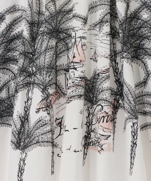 GRACE CONTINENTAL / グレースコンチネンタル ミニ・ひざ丈スカート | プラージュプリントタックスカート | 詳細14