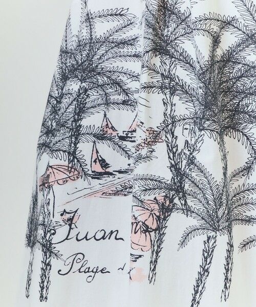 GRACE CONTINENTAL / グレースコンチネンタル ミニ・ひざ丈スカート | プラージュプリントタックスカート | 詳細7