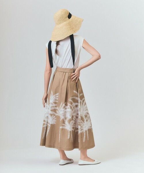 GRACE CONTINENTAL / グレースコンチネンタル ミニ・ひざ丈スカート | プラージュプリントタックスカート | 詳細17
