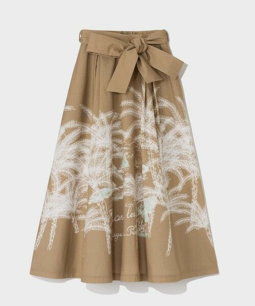 GRACE CONTINENTAL / グレースコンチネンタル ミニ・ひざ丈スカート | プラージュプリントタックスカート | 詳細21