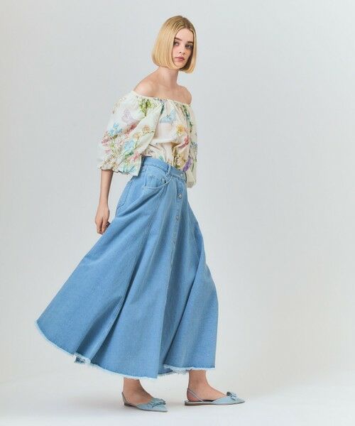 GRACE CONTINENTAL / グレースコンチネンタル デニムスカート | サーキュラーデニムスカート | 詳細17