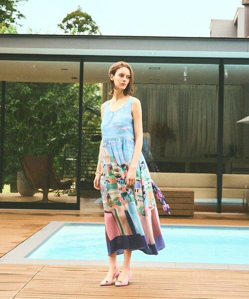 GRACE CONTINENTAL / グレースコンチネンタル ロング・マキシ丈ワンピース | リゾートプリントマキシ | 詳細7