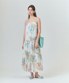 GRACE CONTINENTAL / グレースコンチネンタル ロング・マキシ丈ワンピース | ボタニカルティアードドレス