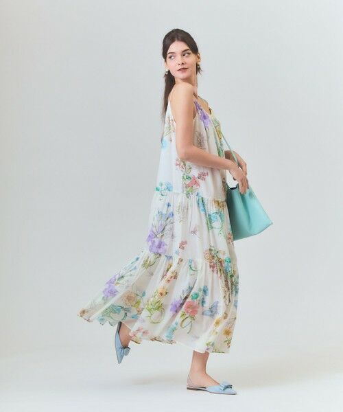 GRACE CONTINENTAL / グレースコンチネンタル ロング・マキシ丈ワンピース | ボタニカルティアードドレス | 詳細3