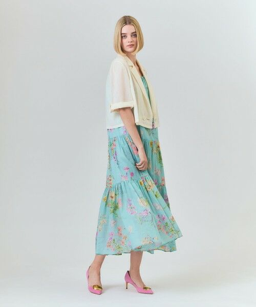 GRACE CONTINENTAL / グレースコンチネンタル ロング・マキシ丈ワンピース | ボタニカルティアードドレス | 詳細10