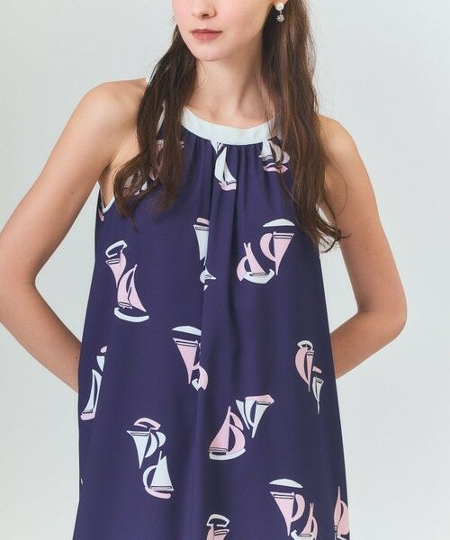 GRACE CONTINENTAL / グレースコンチネンタル ロング・マキシ丈ワンピース | マリンホルタードレス | 詳細12