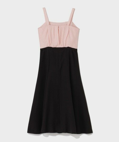 GRACE CONTINENTAL / グレースコンチネンタル ロング・マキシ丈ワンピース | リネンライクバイカラーワンピース | 詳細13