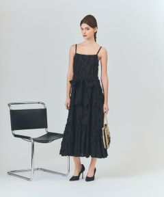 GRACE CONTINENTAL / グレースコンチネンタル ロング・マキシ丈ワンピース | フラワーembキャミドレス