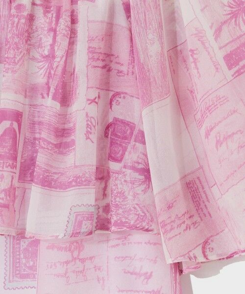 GRACE CONTINENTAL / グレースコンチネンタル ロング・マキシ丈ワンピース | シフォンプリントドレス | 詳細8