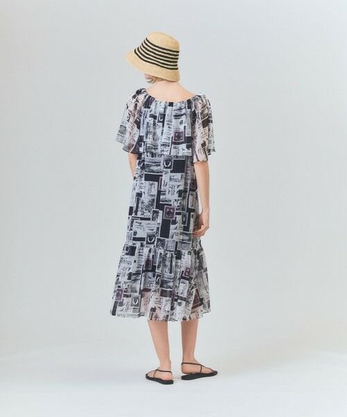 GRACE CONTINENTAL / グレースコンチネンタル ロング・マキシ丈ワンピース | シフォンプリントドレス | 詳細11