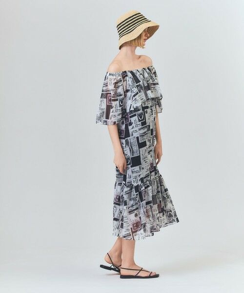 GRACE CONTINENTAL / グレースコンチネンタル ロング・マキシ丈ワンピース | シフォンプリントドレス | 詳細15