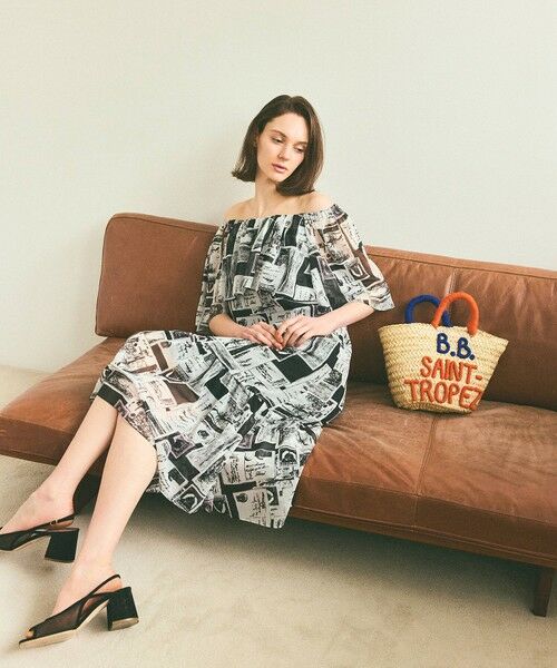 GRACE CONTINENTAL / グレースコンチネンタル ロング・マキシ丈ワンピース | シフォンプリントドレス | 詳細16