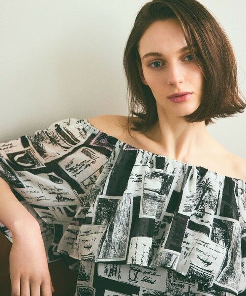 GRACE CONTINENTAL / グレースコンチネンタル ロング・マキシ丈ワンピース | シフォンプリントドレス | 詳細17