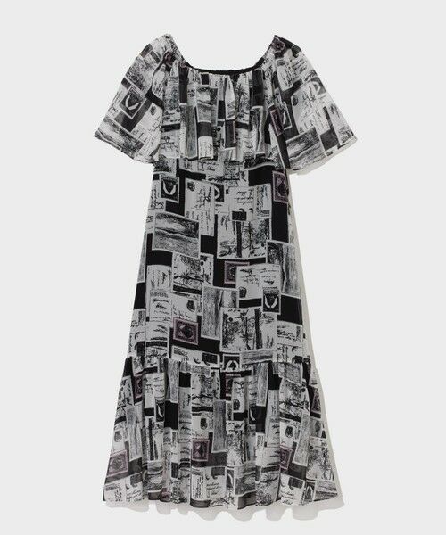 GRACE CONTINENTAL / グレースコンチネンタル ロング・マキシ丈ワンピース | シフォンプリントドレス | 詳細18