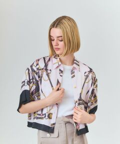 GRACE CONTINENTAL / グレースコンチネンタル シャツ・ブラウス | マリンスカーフプリントシャツ