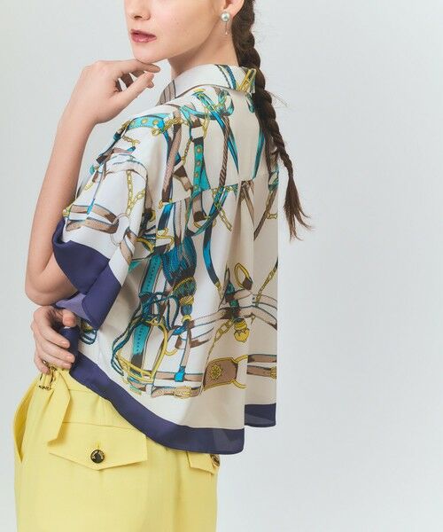 GRACE CONTINENTAL / グレースコンチネンタル シャツ・ブラウス | マリンスカーフプリントシャツ | 詳細1