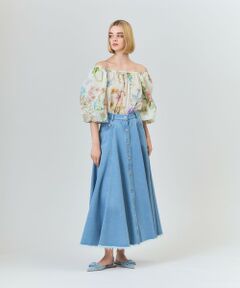 GRACE CONTINENTAL / グレースコンチネンタル シャツ・ブラウス | ボタニカルドレープブラウス