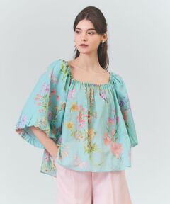 GRACE CONTINENTAL / グレースコンチネンタル シャツ・ブラウス | ボタニカルドレープブラウス