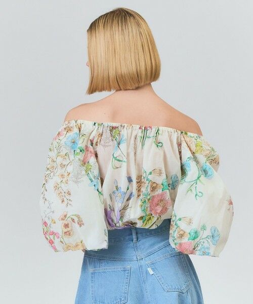 GRACE CONTINENTAL / グレースコンチネンタル シャツ・ブラウス | ボタニカルドレープブラウス | 詳細2