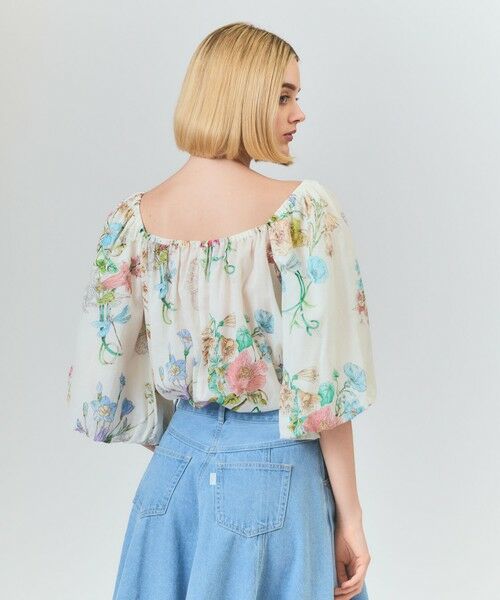 GRACE CONTINENTAL / グレースコンチネンタル シャツ・ブラウス | ボタニカルドレープブラウス | 詳細5