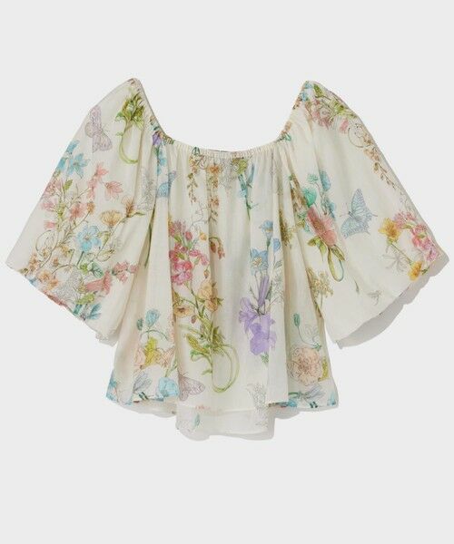 GRACE CONTINENTAL / グレースコンチネンタル シャツ・ブラウス | ボタニカルドレープブラウス | 詳細6