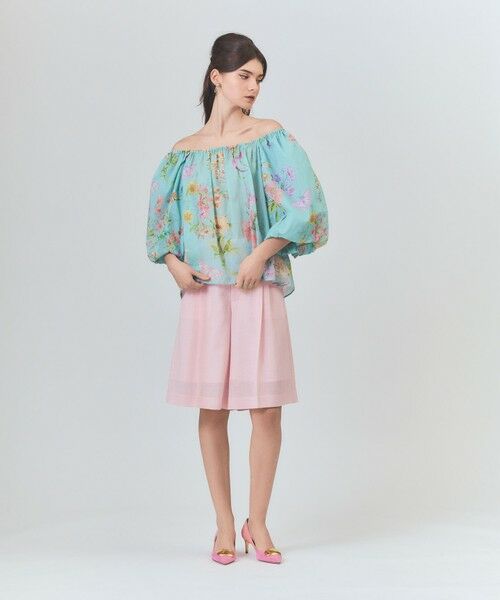 GRACE CONTINENTAL / グレースコンチネンタル シャツ・ブラウス | ボタニカルドレープブラウス | 詳細8