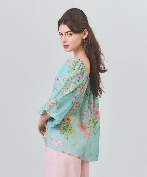 GRACE CONTINENTAL / グレースコンチネンタル シャツ・ブラウス | ボタニカルドレープブラウス | 詳細9