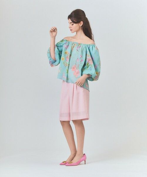 GRACE CONTINENTAL / グレースコンチネンタル シャツ・ブラウス | ボタニカルドレープブラウス | 詳細12