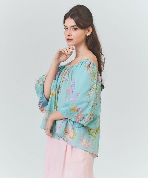 GRACE CONTINENTAL / グレースコンチネンタル シャツ・ブラウス | ボタニカルドレープブラウス | 詳細13