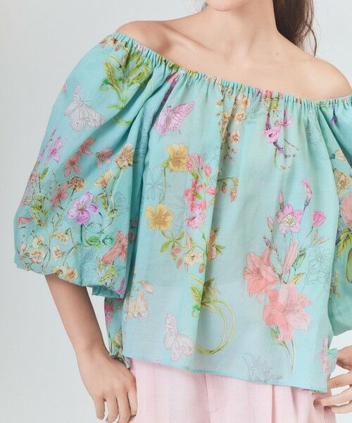 GRACE CONTINENTAL / グレースコンチネンタル シャツ・ブラウス | ボタニカルドレープブラウス | 詳細14