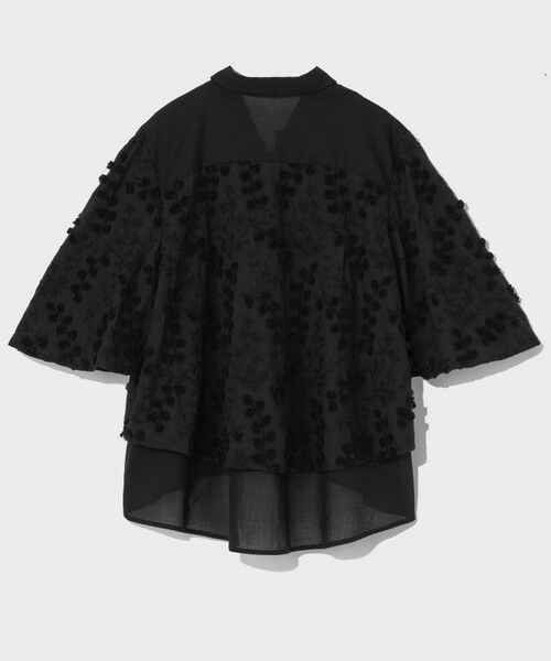 GRACE CONTINENTAL / グレースコンチネンタル シャツ・ブラウス | フラワーembケープブラウス | 詳細10