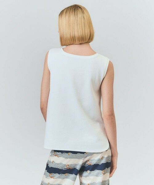 GRACE CONTINENTAL / グレースコンチネンタル タンクトップ | ビジューモチーフノースリーブ | 詳細1