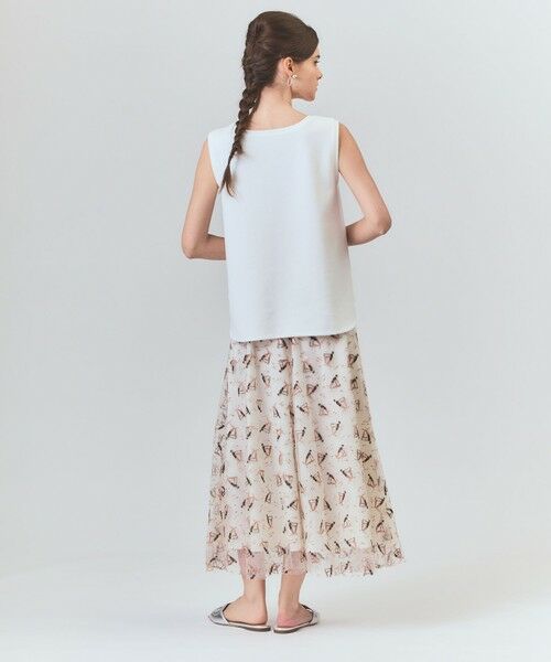 GRACE CONTINENTAL / グレースコンチネンタル タンクトップ | ビジューモチーフノースリーブ | 詳細5