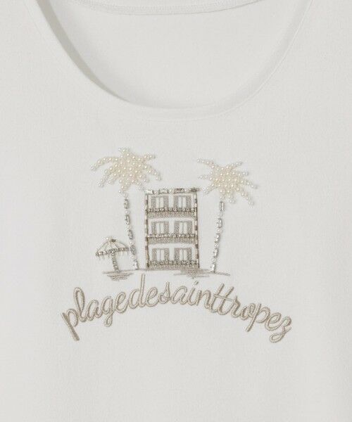 GRACE CONTINENTAL / グレースコンチネンタル タンクトップ | ビジューモチーフノースリーブ | 詳細9