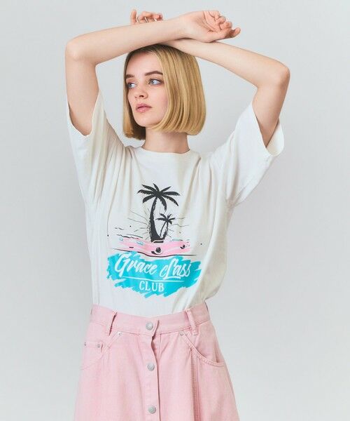 GRACE CONTINENTAL / グレースコンチネンタル シャツ・ブラウス | リゾートプリントTシャツ | 詳細3