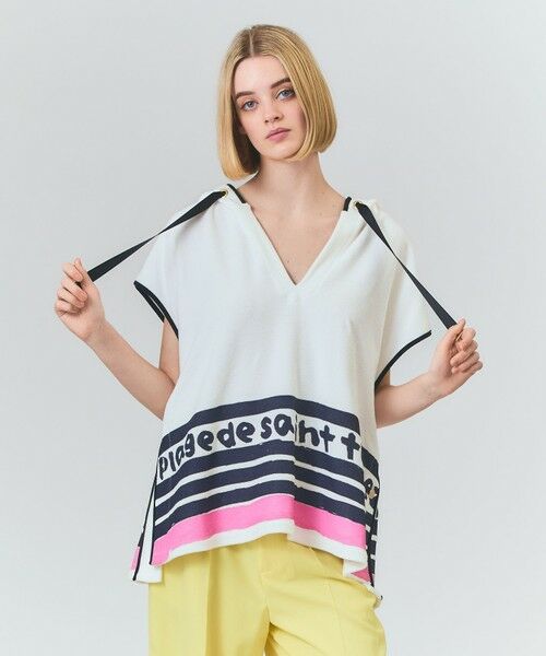 GRACE CONTINENTAL / グレースコンチネンタル その他トップス | パイルポンチョフーディ | 詳細1