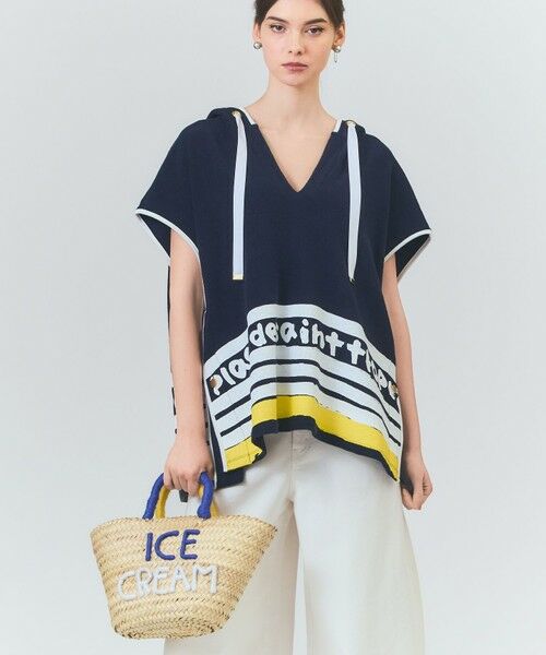 GRACE CONTINENTAL / グレースコンチネンタル その他トップス | パイルポンチョフーディ | 詳細8