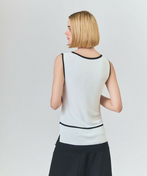 GRACE CONTINENTAL / グレースコンチネンタル その他トップス | ラインニットノースリーブ | 詳細2
