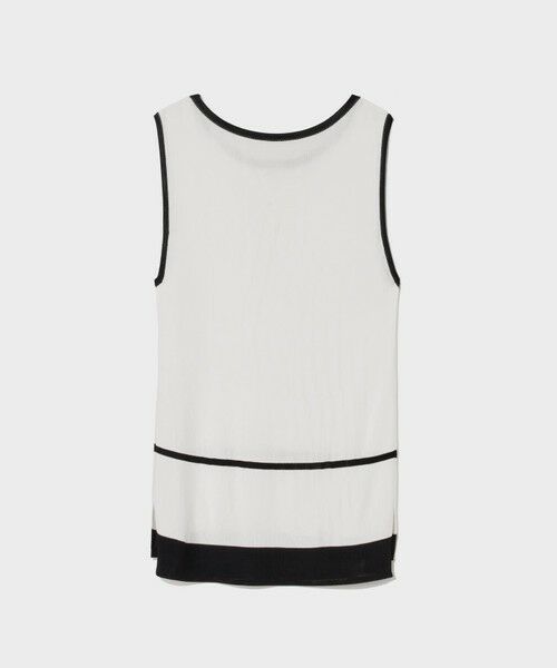 GRACE CONTINENTAL / グレースコンチネンタル その他トップス | ラインニットノースリーブ | 詳細6