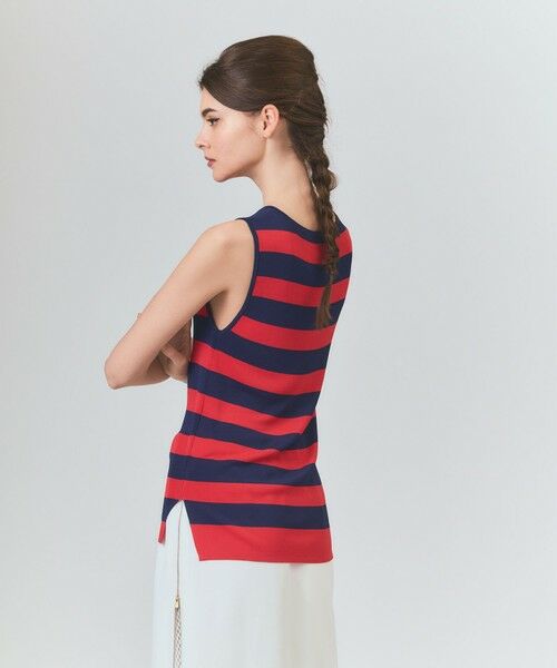 GRACE CONTINENTAL / グレースコンチネンタル その他トップス | ラインニットノースリーブ | 詳細11