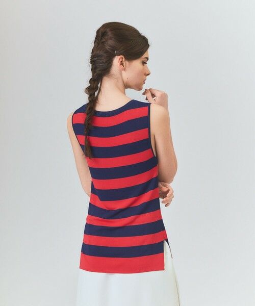 GRACE CONTINENTAL / グレースコンチネンタル その他トップス | ラインニットノースリーブ | 詳細12