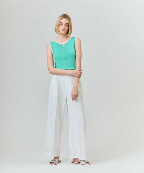 GRACE CONTINENTAL / グレースコンチネンタル その他トップス | ラインニットノースリーブ | 詳細18