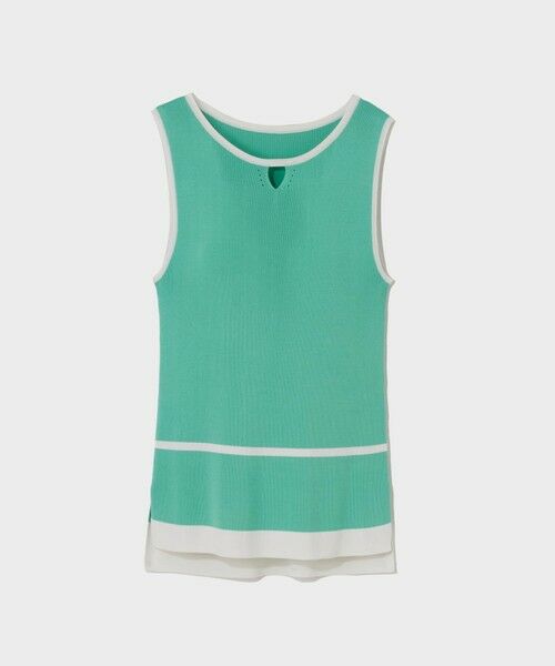 GRACE CONTINENTAL / グレースコンチネンタル その他トップス | ラインニットノースリーブ | 詳細22