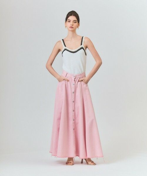 GRACE CONTINENTAL / グレースコンチネンタル その他トップス | ツイーディーニットキャミ | 詳細1