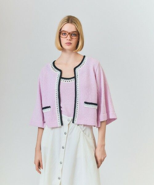 GRACE CONTINENTAL / グレースコンチネンタル その他トップス | ツイーディーニットキャミ | 詳細10