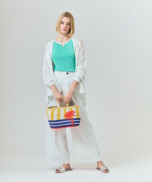 GRACE CONTINENTAL / グレースコンチネンタル パーカー | ボーダーメッシュフーディ | 詳細4